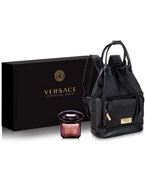 versace crystal noir eau de toilette gift set|crystal noir Versace price.